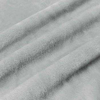 Überwurfdecke Grau 240 x 270 cm Fleece