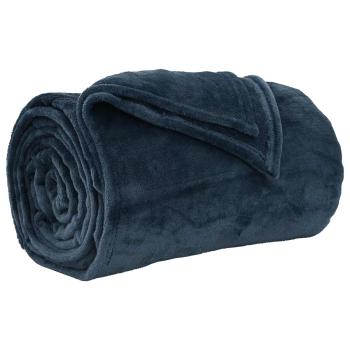 Wohndecke Marineblau 220 x 240 cm 1.37 kg Fleece
