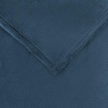 Wohndecke Marineblau 220 x 240 cm 1.37 kg Fleece