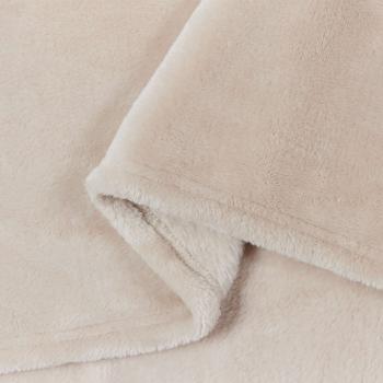 Wohndecken 6 Stk. Beige 130 x 150 cm 2.98 Fleece