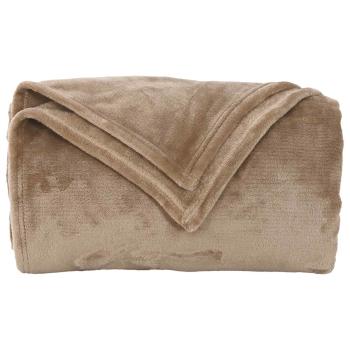Wohndecken 6 stk. Kamel 130 x 150 cm 3.04 kg Fleece