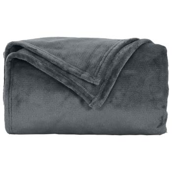 Wohndecken 6 stk. Dunkelgrau 220 x 240 cm 8.24 kg Fleece