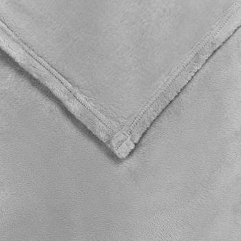 Wohndecken 6 Stück Grau 220 x 240 cm Fleece