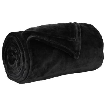 Wohndecken 6 stk. Schwarz 130 x 150 cm 3.04 kg Fleece