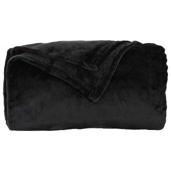 Wohndecken 6 stk. Schwarz 130 x 150 cm 3.04 kg Fleece