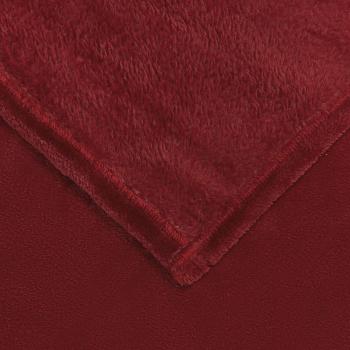 Wohndecken 6 Stk. Bordeauxrot 130 x 150 cm 3.04 Fleece