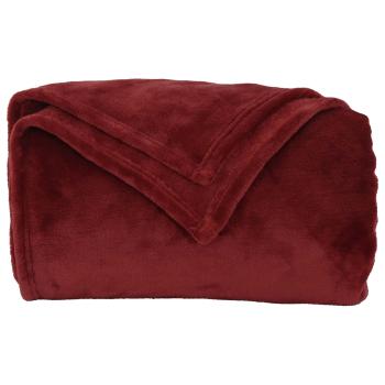 Wohndecken 6 Stück Bordeauxrot 240 x 270 cm Fleece
