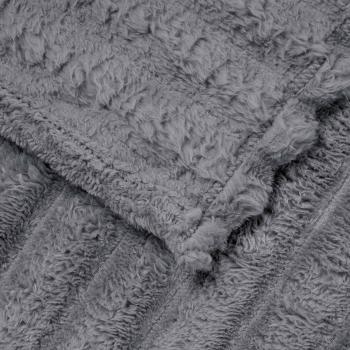 Wohndecke Dunkelgrau 270 x 240 cm 1.73 kg Fleece