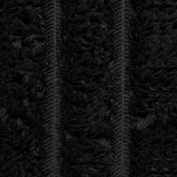 Überwurfdecke Schwarz 150 x 130 cm Fleece