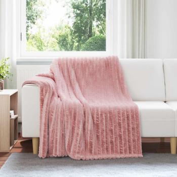 ARDEBO.de - Wohndecke Rosa 200 x 150 cm 0.8 kg Fleece