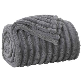 Wohndecken 6 Stk. Dunkelgrau 270 x 240 cm 8.79 Fleece