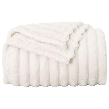 Wohndecken 6 stk. Creme 270 x 240 cm 9.51 kg Fleece