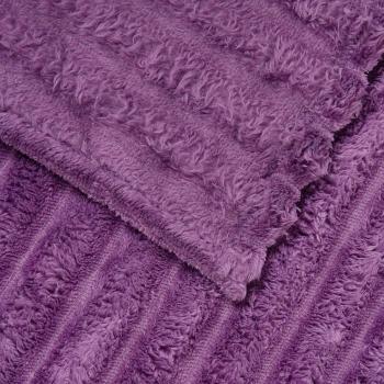 Wohndecken 6 Stück Lila 200 x 150 cm Fleece