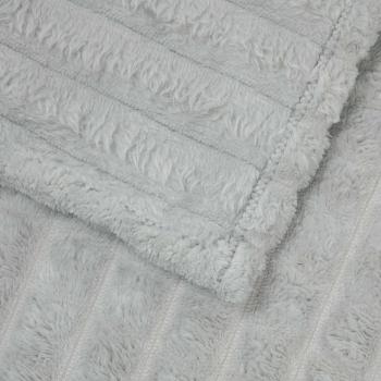 Überwurfdecke Grau 200 x 150 cm Fleece