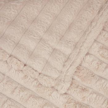 Wohndecken 6 Stück Beige 200 x 150 cm Fleece
