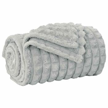 Wohndecken 6 Stück Grau 150 x 130 cm Fleece