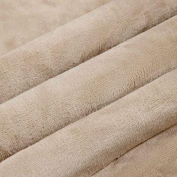 ARDEBO.de - Überwurfdecke Beige 150 x 200 cm Fleece
