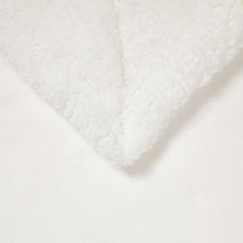 Überwurfdecke Weiß 220 x 240 cm 2.67 Fleece