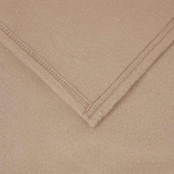 Überwurfdecke Kamel 350 x 270 cm Fleece