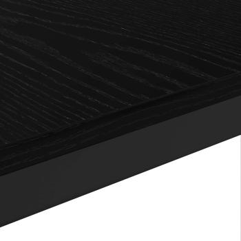 Couchtisch Schwarz Eichen-Optik 50 x 50 x 36 cm Holzwerkstoff