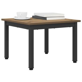 Couchtisch Kunsthandwerk Eiche 50 x 50 x 36 cm Holzwerkstoff