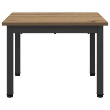 Couchtisch Kunsthandwerk Eiche 50 x 50 x 36 cm Holzwerkstoff