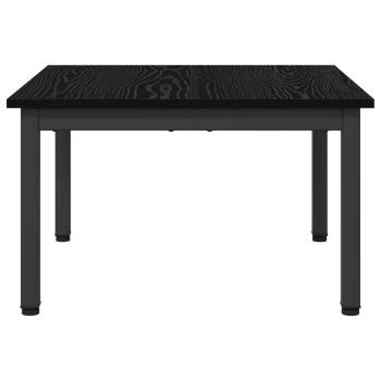 Couchtisch Schwarz Eichen-Optik 60 x 60 x 36 cm Holzwerkstoff