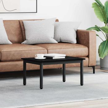 ARDEBO.de - Couchtisch Schwarz Eichen-Optik 70 x 50 x 36 cm Holzwerkstoff