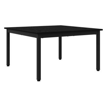 Couchtisch Schwarz Eichen-Optik 80 x 80 x 45 cm Holzwerkstoff