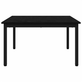 Couchtisch Schwarz Eichen-Optik 80 x 80 x 45 cm Holzwerkstoff