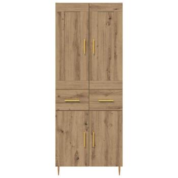 Highboard Artisan-Eiche 69,5 x 34 x 180 cm Holzwerkstoff