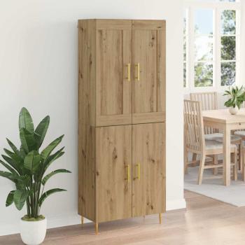 Highboard Artisan-Eiche 69,5 x 34 x 180 cm Holzwerkstoff