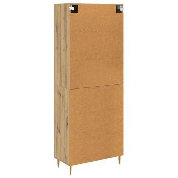 Highboard Artisan-Eiche 69,5 x 34 x 180 cm Holzwerkstoff