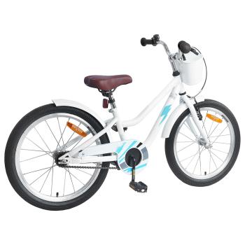 ARDEBO.de - Kinderfahrrad 20 Zoll für 6-11 Jahre alt Weiß