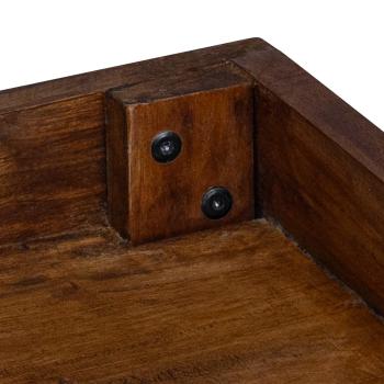 Pflanzenständer 3 pcs Braun Mahagoni Holz