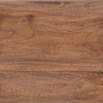 ARDEBO.de - Hocker Natur 40 x 25 x 31 cm Mahagoni Holz