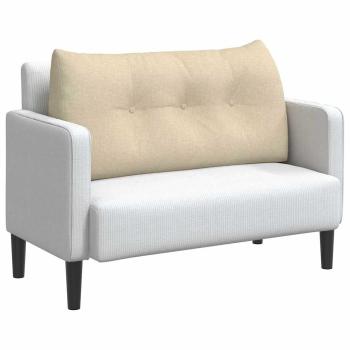 Rücken Kissen Creme 100 x 24 x 50 cm Stoff