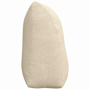 Rücken Kissen Creme 100 x 24 x 50 cm Stoff
