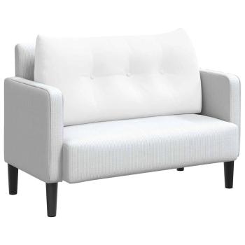 Rücken Kissen Weiß 100 x 24 x 50 cm Stoff