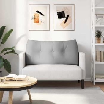 Rücken Kissen Wolkengrau 100 x 24 x 50 cm Stoff