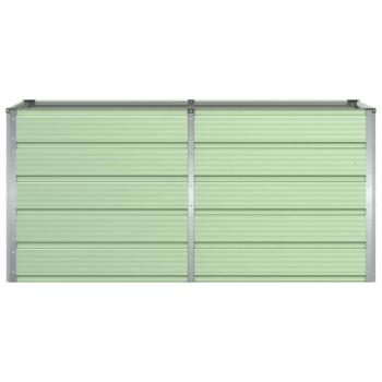 Pflanzkübel Grün 160 x 80 x 75 cm Stahl