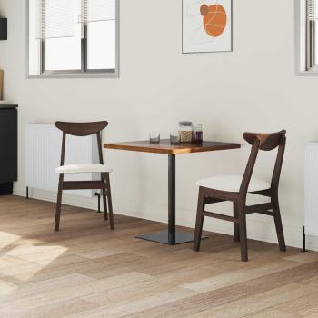 Esszimmerstühle 2 pcs Hellbraun 42 x 47.5 x 81 cm