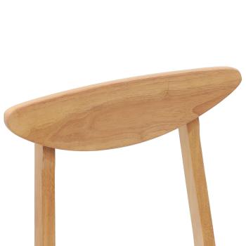 Esszimmerstühle 2 pcs Natur 42 x 47.5 x 81 cm