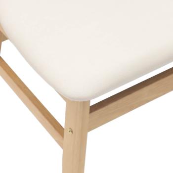 Esszimmerstühle 2 pcs Natur 42 x 47.5 x 81 cm