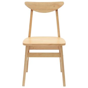 ARDEBO.de - Esszimmerstühle 2 pcs Natur 42 x 47.5 x 81 cm