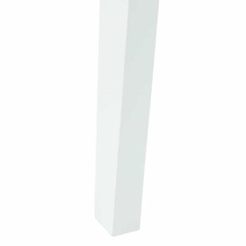 Esszimmerstühle 2 pcs Weiß 42 x 47.5 x 81 cm Massives Gummiholz