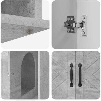 Katzenhaus Beton 85 x 55 x 50 cm Holzwerkstoff