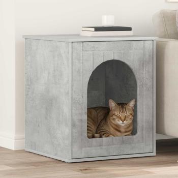ARDEBO.de - Katzenhaus Beton 53 x 52 x 62 cm Holzwerkstoff