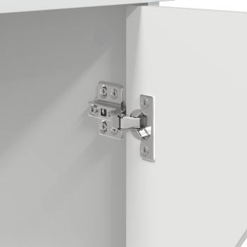 Katzenhaus Glänzend Weiß 53 x 52 x 62 cm Holzwerkstoff