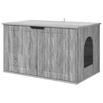 Katzenhaus Graues Sonoma 85 x 55 x 53,5 cm Holzwerkstoff